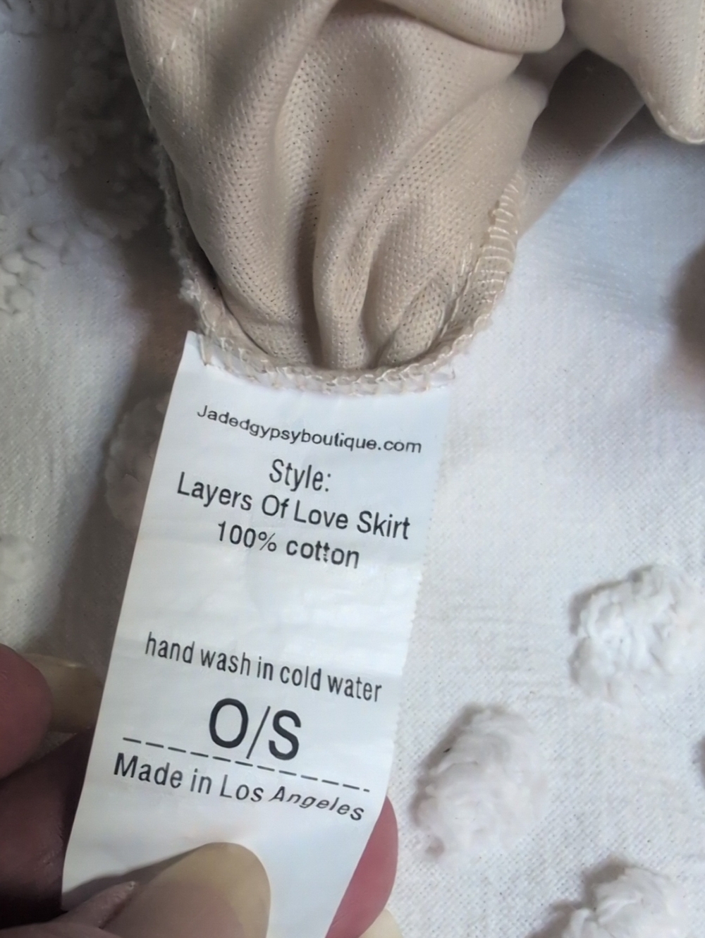 JADED GYPSY Layers Of Love Skirt - Picture 10 of 10